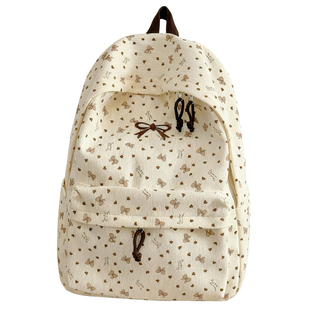 灯芯绒秋冬新款大容量双肩包学生上课通勤百搭书包外出旅行背包女