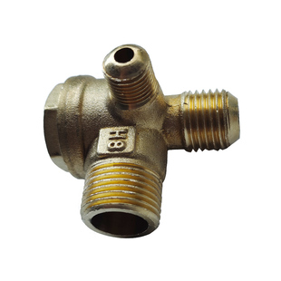 无油空压机配件单向阀止回阀小气泵电磁阀排气无声220v泄压阀热销