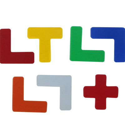 l型桌面定位贴课桌4角置十型一型