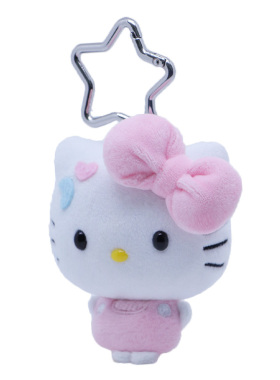 白黑皮粉色HelloKitty可爱包挂件