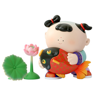 【大美术馆】杨柳青年画娃娃摆件可爱桌面家居创意手办女生日礼物