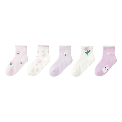 「香芋雪糕」夏季网眼薄袜子