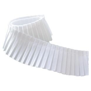 优质黑白色百褶风琴褶皱裙边裙摆加长辅料 裙子蕾丝花边下摆布料