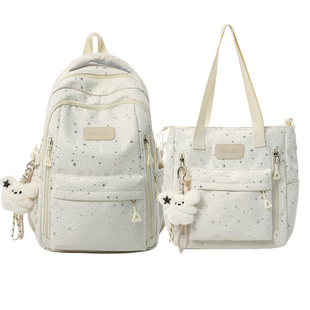 满天星书包女初中生高颜值高中小学生双肩包大学生轻便大容量背包