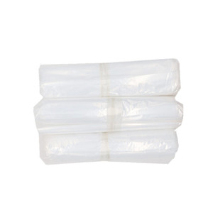 PE高压平口袋40*70cm 塑料包装袋 双面10丝食品袋透明加厚100只装