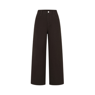 indicia标记2025冬季新款精致时髦高腰阔腿显瘦牛仔裤 L2D5NK244