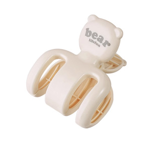 小熊防风晾衣夹多功能衣服夹家用防风强力固定铁质浸塑晒袜晒衣服