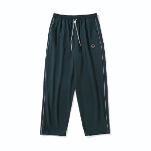 LUSHISI[速度]运动速干户外长裤轻薄直筒抽绳束脚宽松训练裤子男