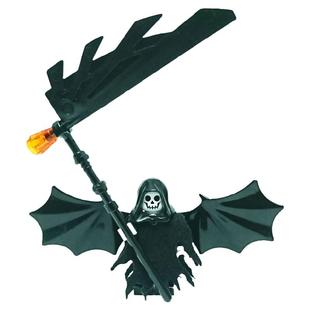 乐高 lego 绝版稀有人仔零件 死神 骷髅披风恶魔 兜帽大镰刀 拍照