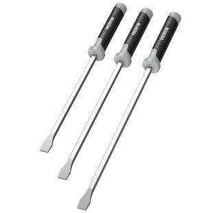 一字平口起子加长螺丝刀改锥高硬度撬杆穿心长杆粗大防身螺丝刀批