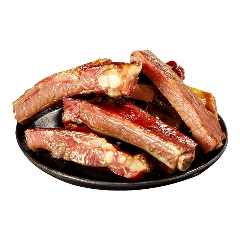 蜀臘人家臘排骨500g 四川特產(chǎn)重慶農(nóng)家自制煙熏臘排骨特色臘味