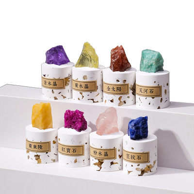 水晶原石玛瑙宝石摆件科普矿标