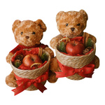 圣诞节礼物平安夜苹果礼盒子包装袋创意儿童礼品袋装饰小熊抱抱桶