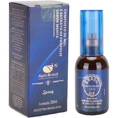 巴西绿蜂胶Apis Brasil亚碧斯口腔喷剂喷雾原装进口高浓度液