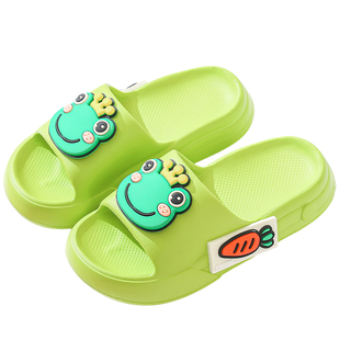 EVA拖鞋女夏季室内宿舍可爱青蛙厚底浴室凉拖鞋防滑外穿轻便耐磨
