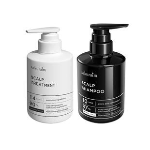 日本sakuraim丝可樱生发洗发水洗护套装防脱发溢脂性无硅油进口