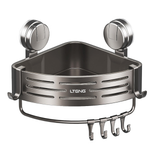 吸盘三角无痕置物架卫生间浴室厕所用品收纳架转角架免打孔洗漱台