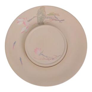 建水紫陶壶承建水陶干泡台壶垫茶道配件/玉典白泥壶承Q80