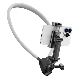 马达微森挂脖手机支架第一视角拍摄设备磁吸防抖胸前固定脖子vlog拍摄神器骑行钓鱼直播运动相机全景相机通用