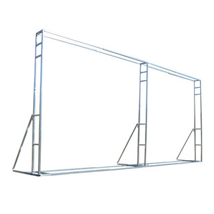 婚庆婚礼广告迎宾合影区舞台道具简易快装喷绘布伸缩桁架背景架子