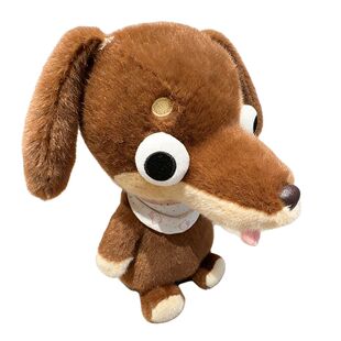 邪恶腊肠狗玩偶可爱毛绒玩具搞怪惊喜摆件吉娃娃布偶节日趣味礼物