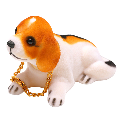 汽车摇头狗摆件车载树脂仿真公仔