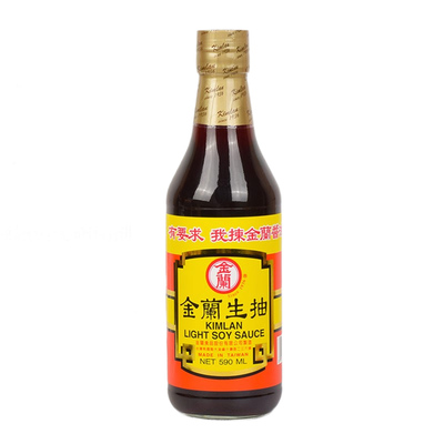 金兰生抽酱油590ml儿童玻璃瓶装