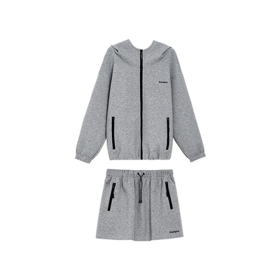 TurnSignal连帽外套半裙两件套