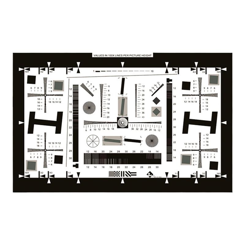 ISO12233分辨率测试卡2000线 SFR解析度MTF清晰度测试图标/chart