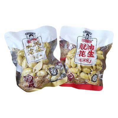 花生姑娘脱油河南去皮花生