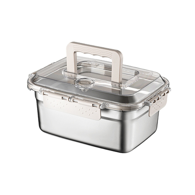 316不锈钢保鲜盒饭盒带盖密封盒