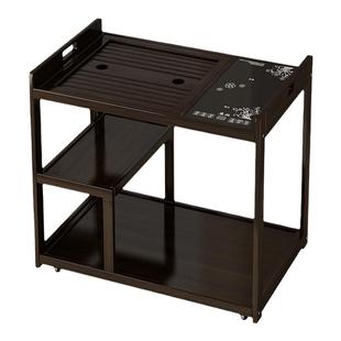 功夫茶几茶台一体烧水壶全自动移动茶台家用小茶车茶桌边柜置物架