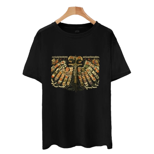 神圣罗马帝国国徽双头鹰德意志复古纯棉短袖t恤衫男女半袖上衣服