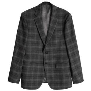 劲霸男装秋季羊毛休闲商务男绅士职场毛呢单西服BYFT3934