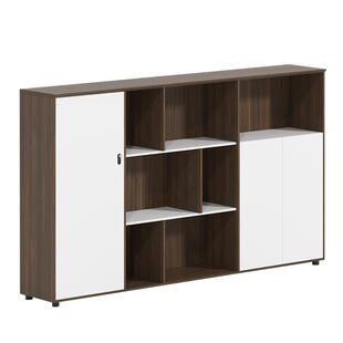 捷奥办公文件柜资料柜隔断办公室书柜带锁收纳柜木质储物柜密码锁