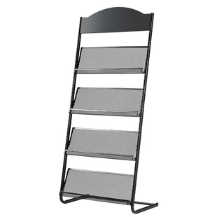 杂志架子书刊报置物架单页展架收纳落地报纸报刊架宣传资料展示架