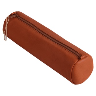法国Clairefontaine克莱方丹羊皮笔袋文具圆筒三角椭圆方收纳袋柔软笔袋小号便携收纳大号真皮化妆用品袋