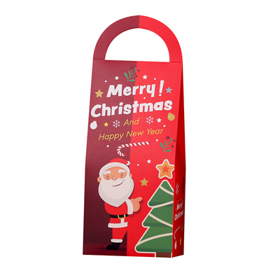 糖果包装盒圣诞老人手提