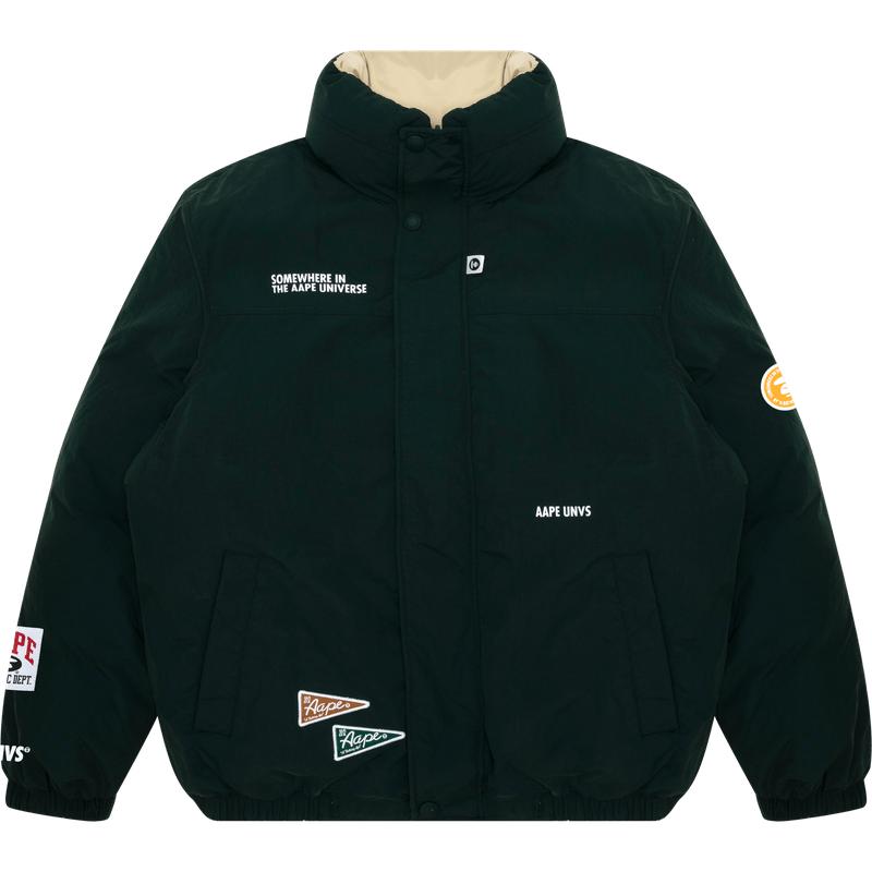 Aape猿人徽章厚夹克外套7626XXL