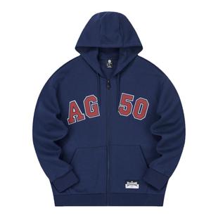 361度男装戈登休闲卫衣外套正品春秋新品连帽开襟篮球运动上衣男