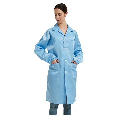 百级网格大褂防尘男女通用富士康