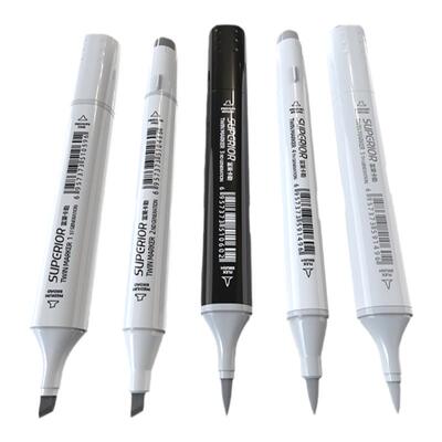 富莱卡勒灰色系马克笔