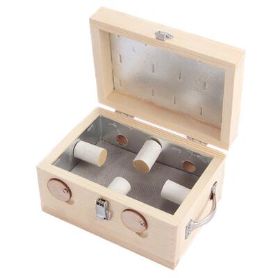 木制木制六孔艾灸盒单孔艾条盒