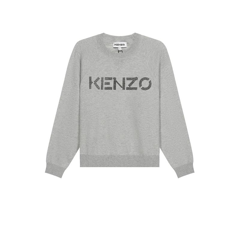KENZO女士羊毛圆领长袖针织衫