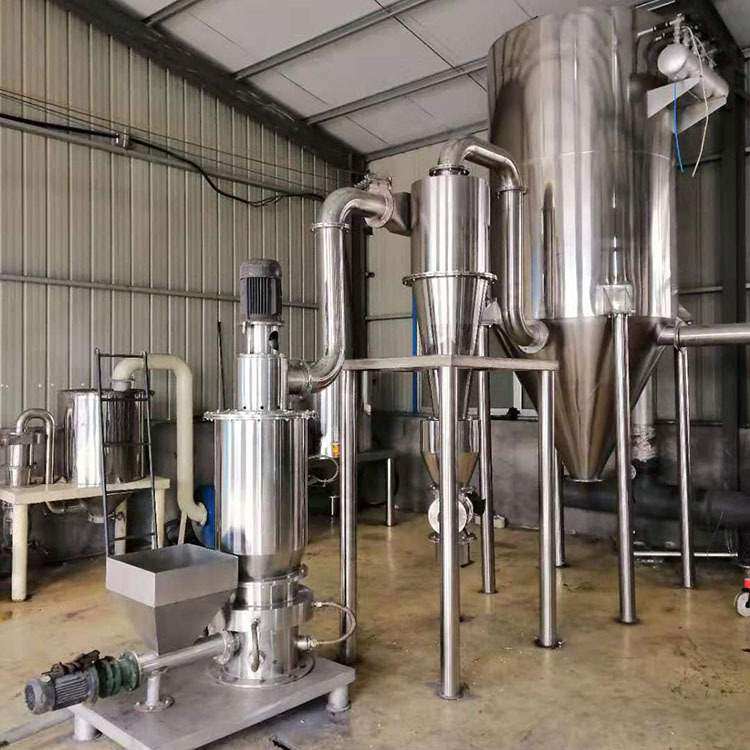 气流式超微粉碎设备 气流式超细中药粉碎机 工业用气流粉碎机