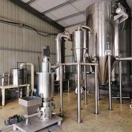 气流式超微粉碎设备 气流式超细中药粉碎机 工业用气流粉碎机