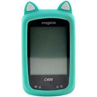 适用于迈金C406 406PRO C416 自行车码表保护套防尘套 卡通猫耳朵