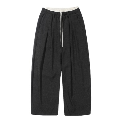 CELLAGING宽松调节腰头西裤