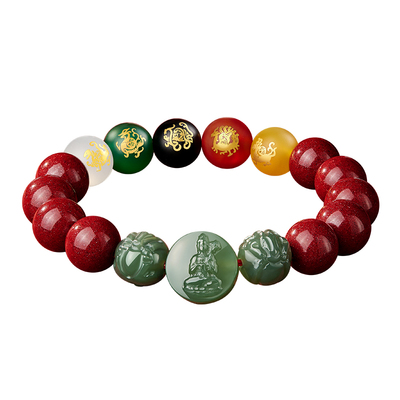 易明居淘运阁五岳四神喜合手链