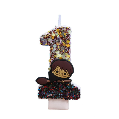 新款哈利波特可爱卡通蜡烛